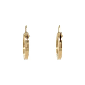 Fashion Gouden fantasie oorringen 14 krt Oorringen