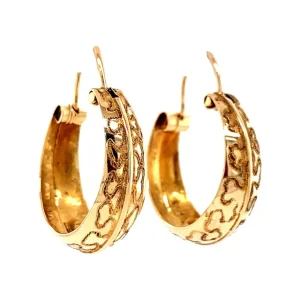 Discount Gouden fantasie oorringen 18 krt Oorringen