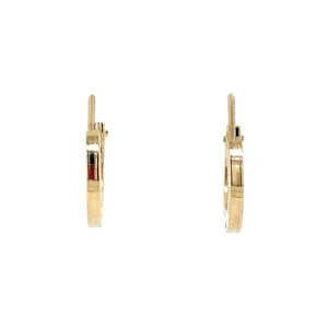 Fashion Gouden fantasie oorringen 14 krt Oorringen