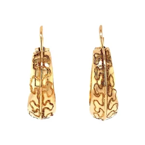 Discount Gouden fantasie oorringen 18 krt Oorringen