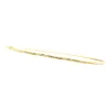 Hot Gouden getordeerde rinkelarmband 14 krt Bangles