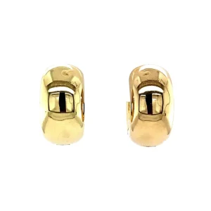Discount Gouden gladde oorringen 14 krt Oorringen
