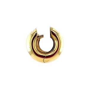 Discount Gouden gladde oorringen 14 krt Oorringen