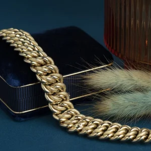 Hot Gouden gourmet armband 18 krt Gouden Armbanden