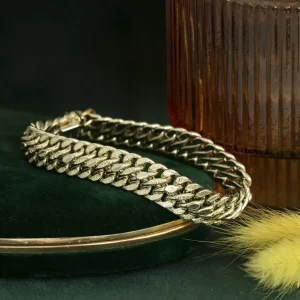 Clearance Gouden gourmet armband 14 krt Gouden Armbanden