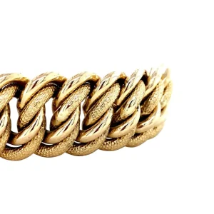 Hot Gouden gourmet armband 18 krt Gouden Armbanden