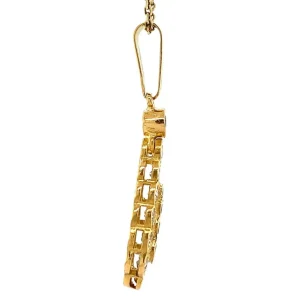 Hot Gouden hanger met diamant 20 krt Gouden Hanger Met Edelsteen