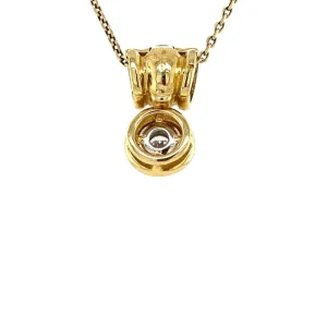 New Gouden hanger met diamant 14 krt Gouden Hanger Met Edelsteen