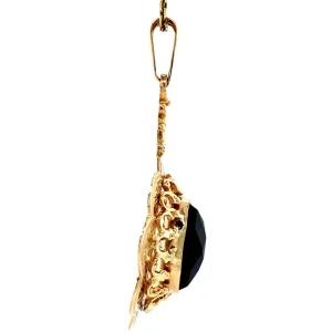 Fashion Gouden hanger met granaat 14 krt Gouden Hanger Met Edelsteen