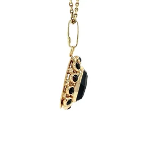 Fashion Gouden hanger met granaat 14 krt Gouden Hanger Met Edelsteen