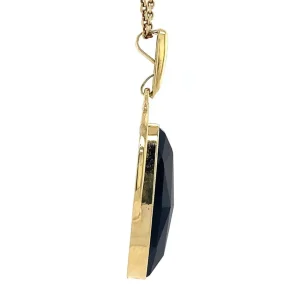 Hot Gouden hanger met granaat 14 krt Gouden Hanger Met Edelsteen