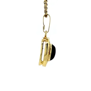 Hot Gouden hanger met granaat 14 krt Gouden Hanger Met Edelsteen