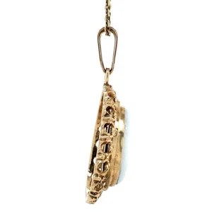 Discount Gouden hanger met opaal 14 krt Gouden Hanger Met Edelsteen
