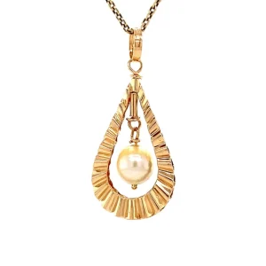 Best Gouden hanger met parel 14 krt Gouden Hanger Met Edelsteen