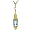 Online Gouden hanger met spinel 14 krt Gouden Hanger Met Edelsteen