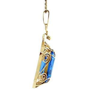 Fashion Gouden hanger met spinel 14 krt Gouden Hanger Met Edelsteen