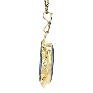 New Gouden hanger met spinel 14 krt Gouden Hanger Met Edelsteen | Gouden Hangers