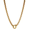 Clearance Gouden jasseron collier 14 krt Gouden Kettingen
