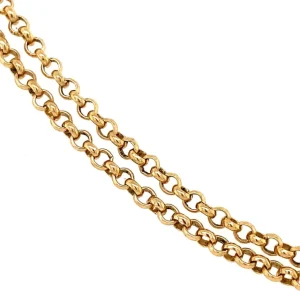 Best Gouden jasseron collier 14 krt Gouden Kettingen