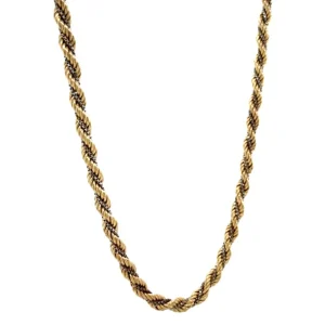 Hot Gouden koord met venetiaan collier 14 krt Gouden Kettingen