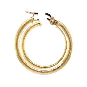 Discount Gouden meander oorringen 14 krt Oorringen