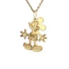 Fashion Gouden Mickey Mouse hanger 14 krt Gouden Hangers