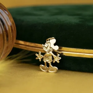 Fashion Gouden Mickey Mouse hanger 14 krt Gouden Hangers