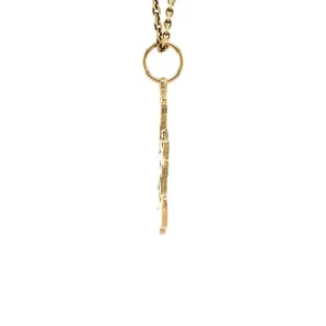 Outlet Gouden Mickey Mouse hanger 14 krt Gouden Hangers