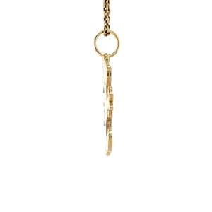 Fashion Gouden Mickey Mouse hanger 14 krt Gouden Hangers