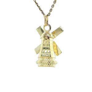 New Gouden molen hanger 14 krt Gouden Hangers