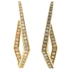 Outlet Gouden oorhangers met diamant 18 krt Oorbellen Met Edelsteen