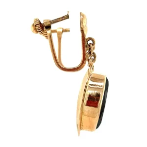 Best Gouden oorhangers met rookkwarts 14 krt Oorbellen Met Edelsteen