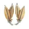 Sale Gouden oorstekers met diamant 18 krt Oorstekers | Oorbellen Met Edelsteen