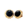 Fashion Gouden oorstekers met granaat 14 krt Oorstekers | Oorbellen Met Edelsteen