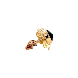 Fashion Gouden oorstekers met granaat 14 krt Oorstekers | Oorbellen Met Edelsteen