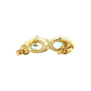 New Gouden oorstekers met spinel 14 krt Oorstekers | Oorbellen Met Edelsteen