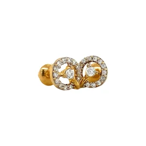 Discount Gouden oorstekers met zirkonia 22 krt Oorstekers | Oorbellen Met Edelsteen