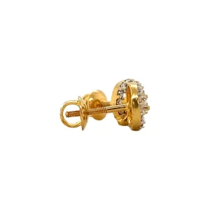 Discount Gouden oorstekers met zirkonia 22 krt Oorstekers | Oorbellen Met Edelsteen