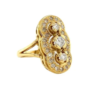 Discount Gouden prinsessen ring met diamant 18 krt Diamanten Ringen