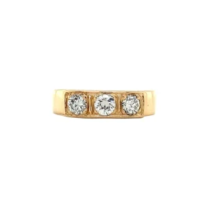 Best Gouden rijring met diamant 14 krt Diamanten Ringen