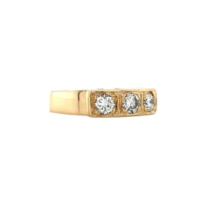 Best Gouden rijring met diamant 14 krt Diamanten Ringen