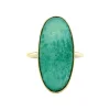 Discount Gouden ring met amazoniet 14 krt Ringen Met Edelsteen