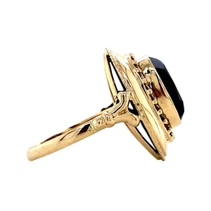 Hot Gouden ring met amethist 14 krt Ringen Met Edelsteen