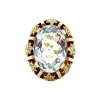 Clearance Gouden ring met aquamarijn 14 krt Ringen Met Edelsteen
