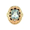 Hot Gouden ring met aquamarijn 14 krt Ringen Met Edelsteen