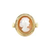 New Gouden ring met camee 14 krt Ringen Met Edelsteen