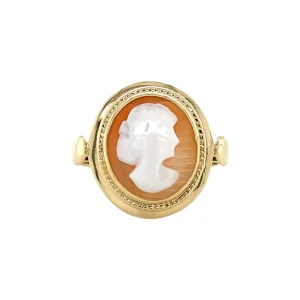 New Gouden ring met camee 14 krt Ringen Met Edelsteen