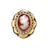 Clearance Gouden ring met camee 14 krt Ringen Met Edelsteen