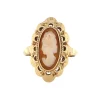 Sale Gouden ring met camee 14 krt Ringen Met Edelsteen