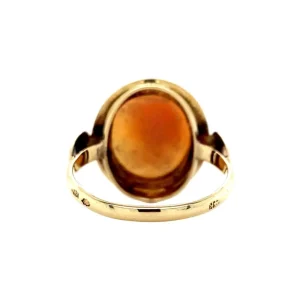 New Gouden ring met camee 14 krt Ringen Met Edelsteen